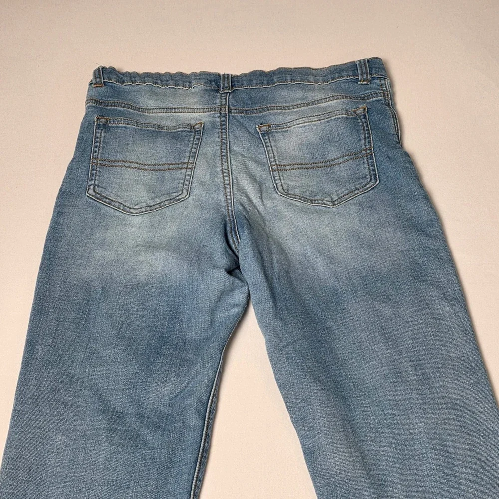 OshKosh B'gosh‎ Jeans Boys Size 14 Blue Straight Leg Distressed Stretch